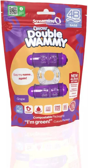 Screaming O Double Vibrating Ring Wammy Purple