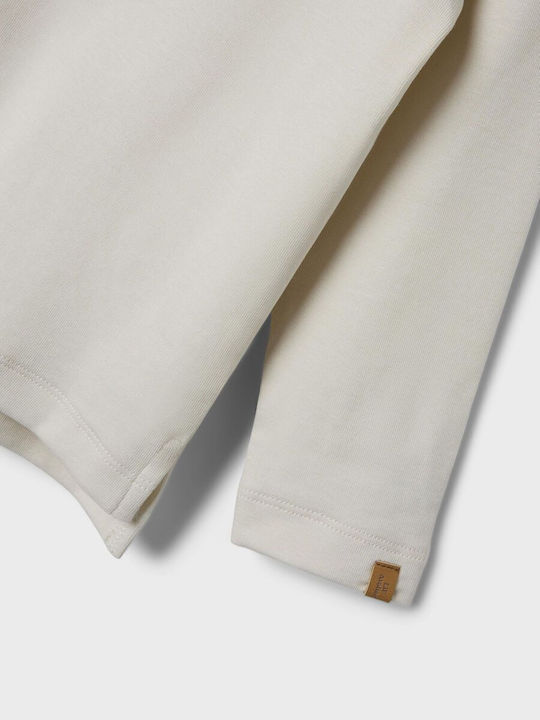 Kids' Polo Long Sleeve Beige