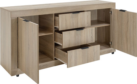 Μπουφές Doha από Ξύλο με Συρτάρια 180x45x80.5cm Μπουφές Doha από Ξύλο με Συρτάρια 180x45x80.5cm