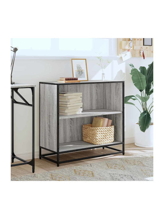 Bookcase Grey Sonoma 80.5x35x76cm