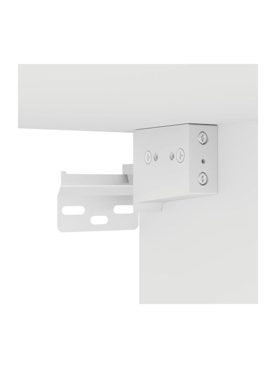 Wall Living Room Cabinet made of Particle Board White 40x30x41cm