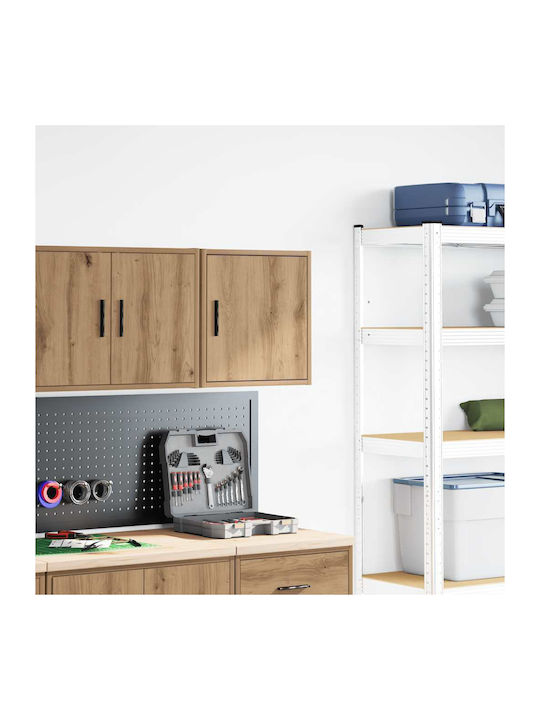 Wall Living Room Cabinet Made of Particle Board Oak 40x30x41cm