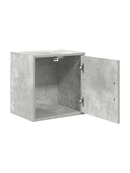 Wall Living Room Cabinet made of Grey Particle Board 40x30x41cm