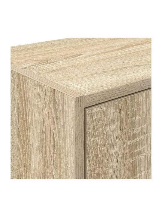 Wall Living Room Cabinet Made of Particle Board Sonoma Oak 40x30x41cm