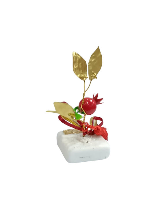 Kalliopi Silver Tabletop Lucky Charm Pomegranate Bronze made of Metal 2026 5x13cm 1pcs