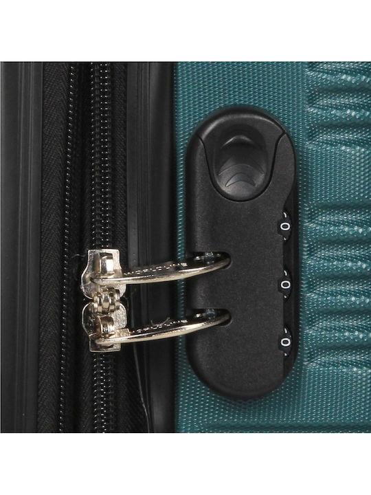 WORLDLINE Kabinenreisekoffer Hartschalen Green mit 4 Räder Höhe 45cm