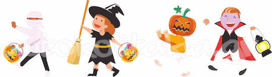 Halloween Window Sticker 07 Set of 4 Stickers 120cm X 102cm