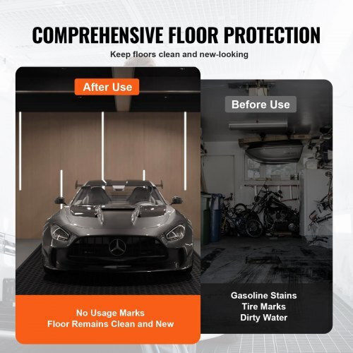 Vevor Plastic Floor PVC 3mm in Roll with Width 1.2m (price per sq.m)
