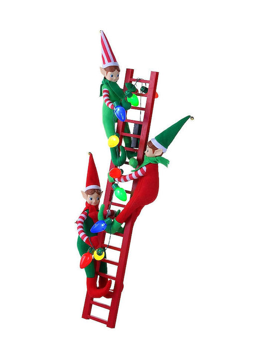 Mr.Christmas Μαγικά Ξωτικά Του Άγ.βασίλη "elves Tree" Σκάλα & Χριστουγεννιάτικη Φωτιζόμενη Διακοσμητική Παράσταση Μπαταρίας