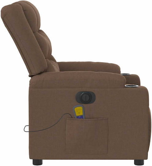 Relax Armchair Massage with Footstool Coffee 77x93x99cm
