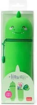 Legami Milano Pencil Case Silicone Barrel Green