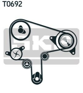 Skf Timing Belt Set
