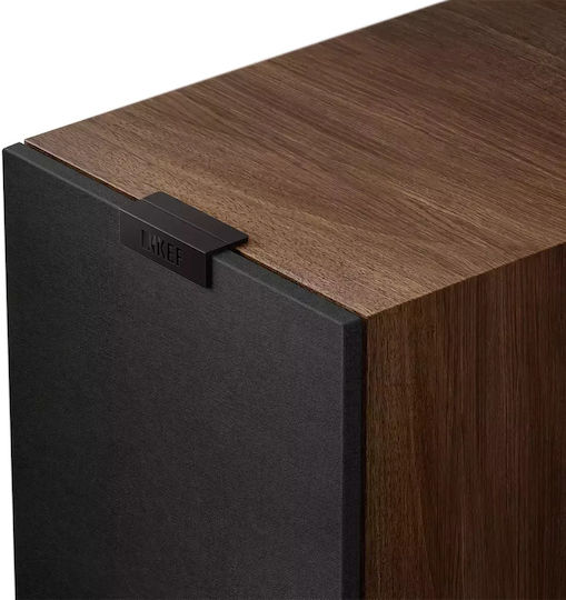 Kef Q3 Meta Paar Hi-Fi Lautsprecher Buch selbst 150W 2 Anzahl von Fahrern B21xT30.5xH35.7cm. Walnut
