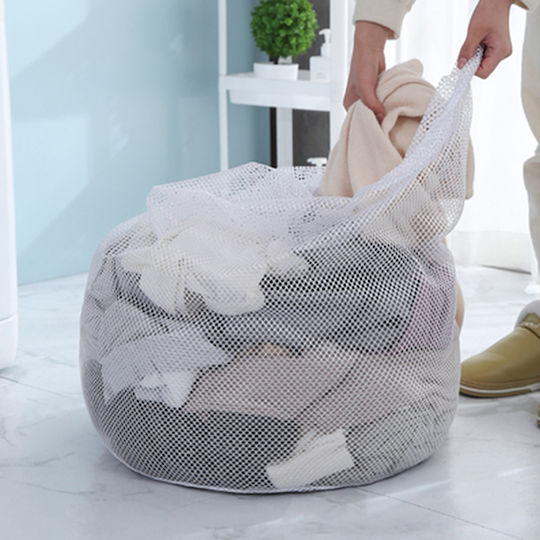 Clothes Lingerie Protection Bag Compatible Washing Machine Tumble Dryer Premium Textile Material White 50 X 60 Cm Original Deals