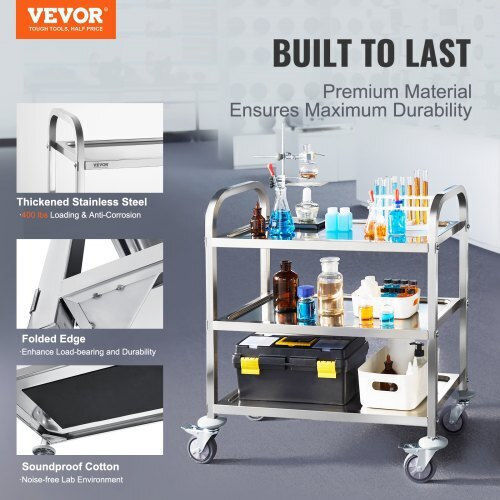 Vevor Τροχήλατο Τραπεζάκι Nursing SYSSTCFB20134R3PNV0