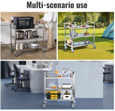 Vevor Τροχήλατο Τραπεζάκι Nursing SYSSTCFB20134R3PNV0
