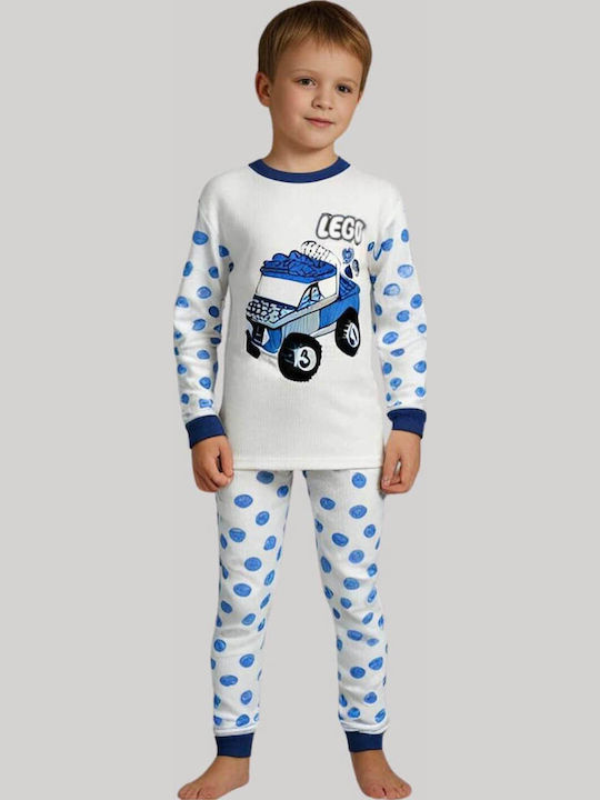 Supermini Детска пижама Зимна Blue