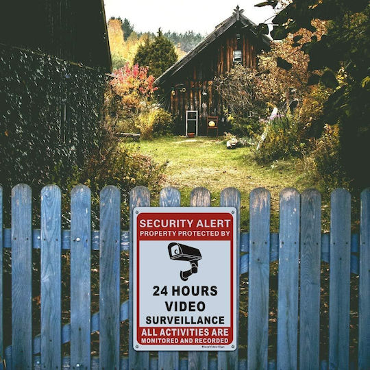 CCTV Monitoring Area Adhesive Sign 100x150mm