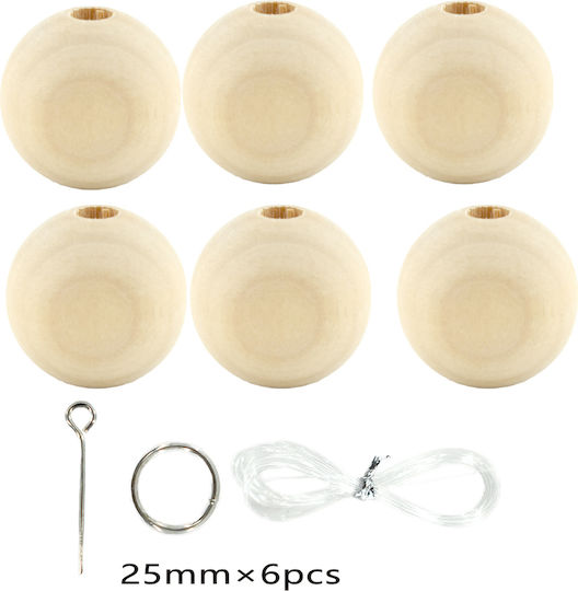 Mărgele și paiete Cosmofan 25mm 6buc 83546