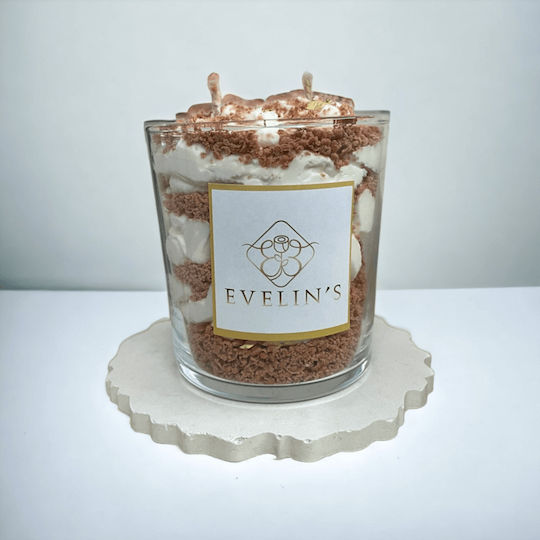 Αρωματικό Κερί Σόγιας σε Βάζο με Άρωμα Tiramisu Καφέ