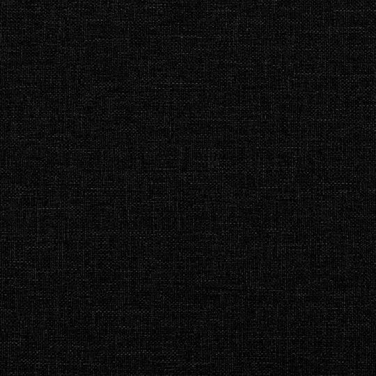 Double Upholstered Bed with Fabric Black with Slats and Mattress 160x200cm 3312010