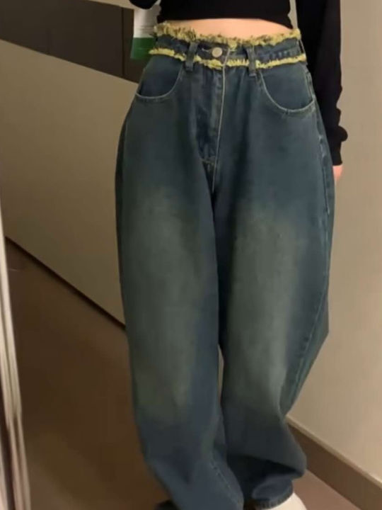 Hoch tailliert Damenjeans