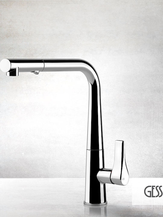Gessi Proton Silver Counter Kitchen Faucet