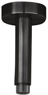 Βραχίονας Οροφής Στρογγυλός 10εκ Aisi316 Inox Pvd Black Brushed Βραχίονας Οροφής Στρογγυλός 10εκ Aisi316 Inox Pvd Black Brushed