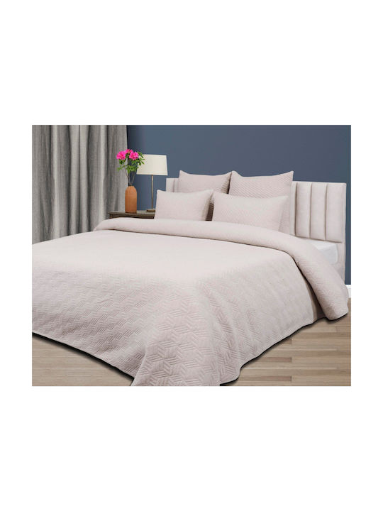 Liolios Home Rhombus Σετ Μαξιλαροθήκες Beige 50x70εκ.