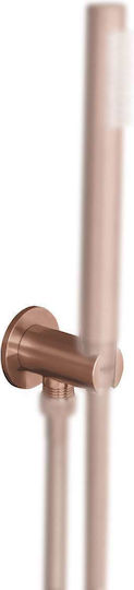 Water Supply Phone Holder Aisi316 Inox Pvd Rose-gold