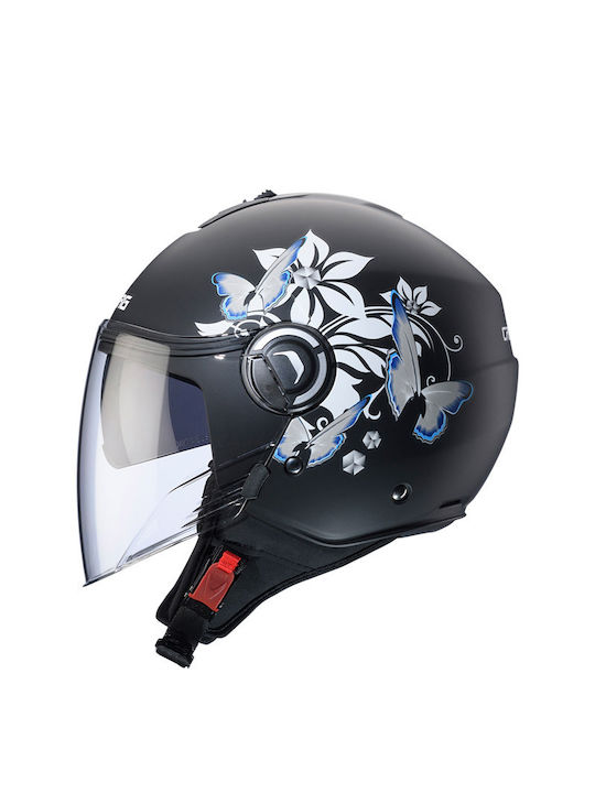 Caberg Riviera V4 Black Matt Motorcycle Helmet Jet ECE 22.06 1150gr