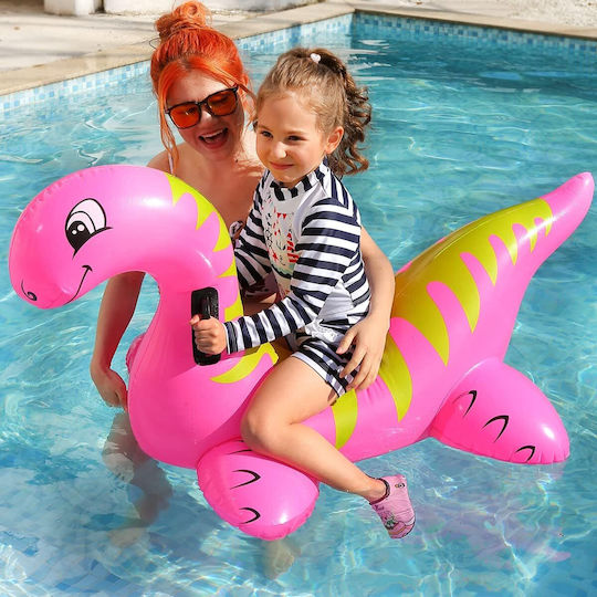 Ride On Umflabil pentru piscină cu mânere Roz