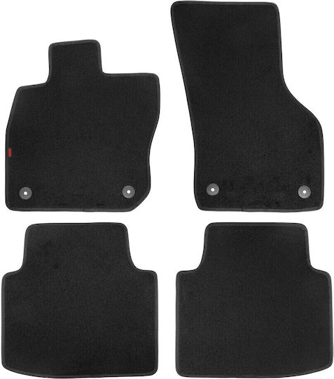 Lampa Set of Front and Rear Mats 4pcs for Volkswagen Passat Variant Black