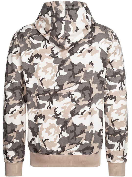 Яке с Качулка Camo Сиво