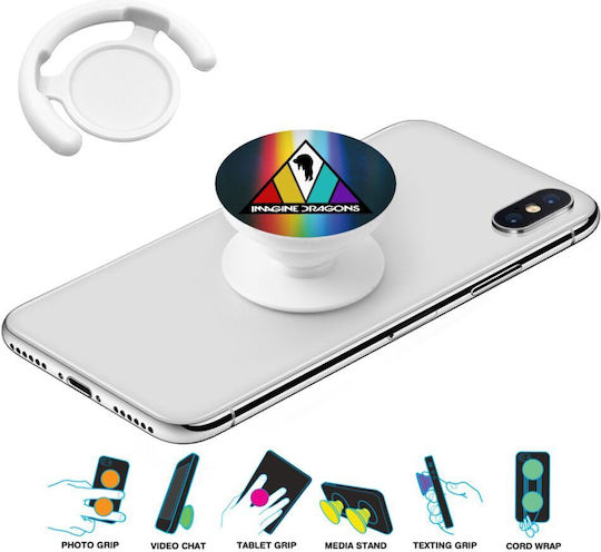 Imagine Dragons Handyhalter Ständer Weißer Mobiltelefon Griff Basis