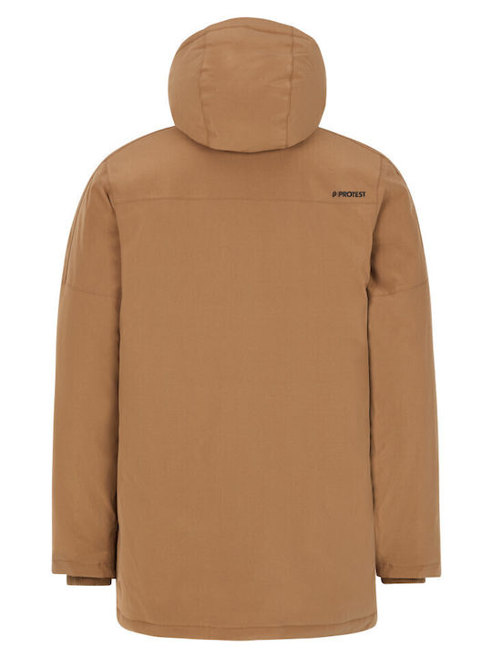 Winter Jacket Parka Waterproof Sandy Brown