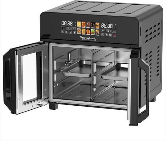 Turbotronic Πολυμάγειρας 2600W με Χωρητικότητα 23lt Μαύρος
