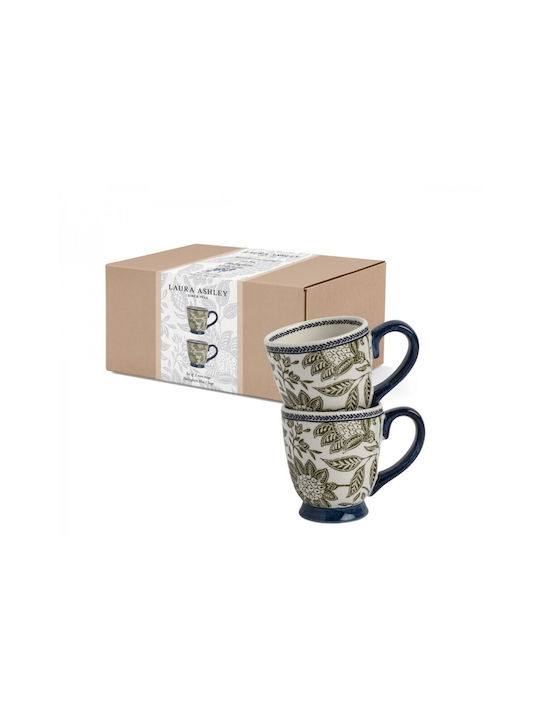 Laura Ashley Κούπα Κεραμική Μπλε 200ml