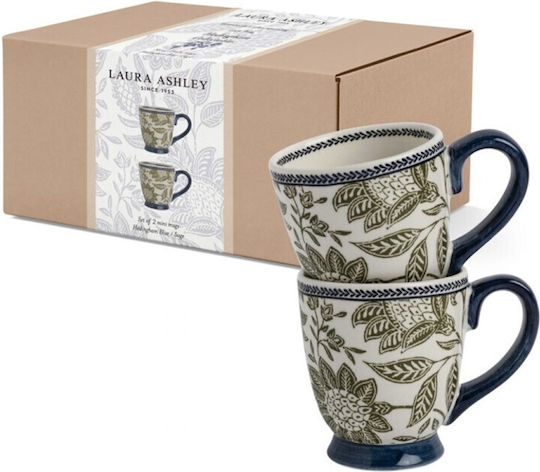 Laura Ashley Κούπα Κεραμική Μπλε 200ml