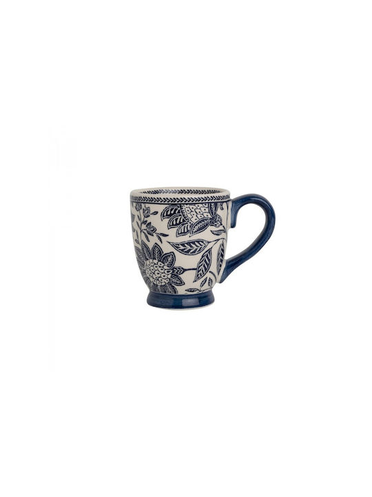 Laura Ashley Becher Keramik Blau 200ml