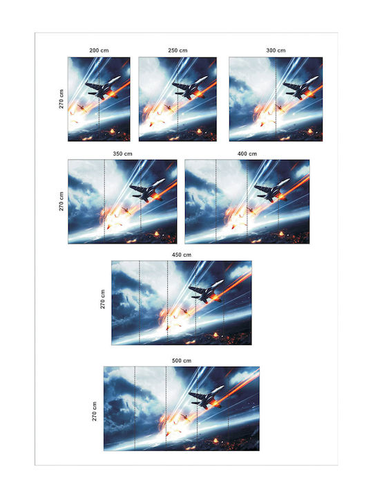 Self-Adhesive Wallpaper Dogfight 255cm