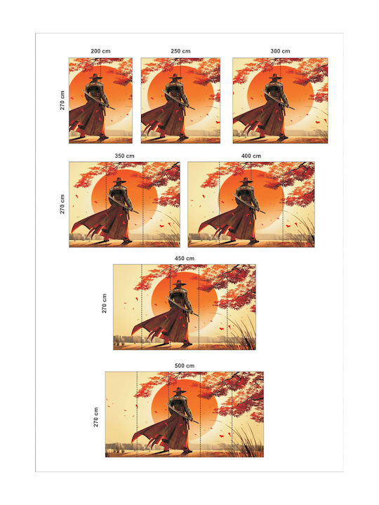 Wandsticker Samurai 1Stück Orafol Wandsticker Samurai 1Stück Orafol