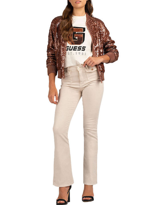 Guess Jacket Bomber Tabac Brownc Brown