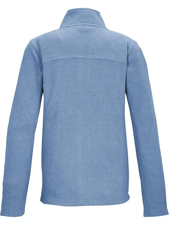 Αθλητική Παιδική Ζακέτα Fleece Μπλε Τζιν