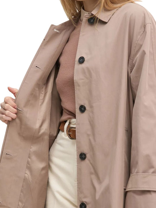 Damen Beige Trenchcoat