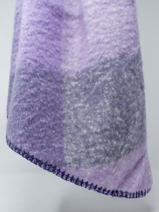 Q2 Women's Wool Scarf Purple