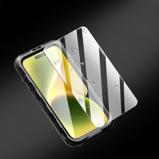 Shellbox Back Cover Πλαστικό / Σιλικόνης 2mm Αδιάβροχο Μαύρο (iPhone 15)