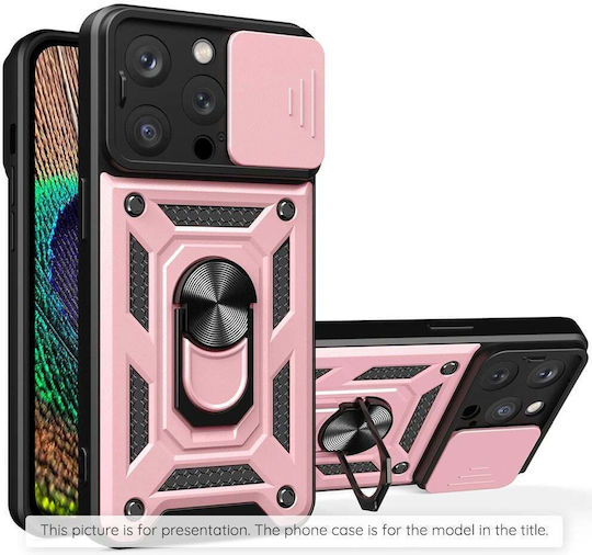 Techsuit Camshield Back Cover Σιλικόνης / Πλαστικό Ροζ Χρυσό (Honor Magic7 Pro)