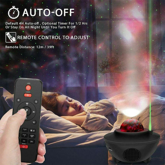 Παιδικό Φωτιστικό Projector Light με Προβολή Σχεδίων
