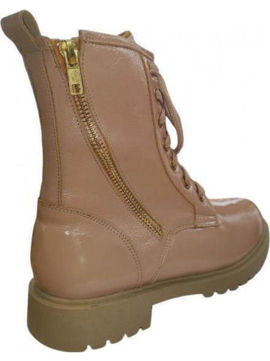 Kinderstiefel mit Reißverschluss Rosa